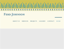 Tablet Screenshot of ferdjohnson.com